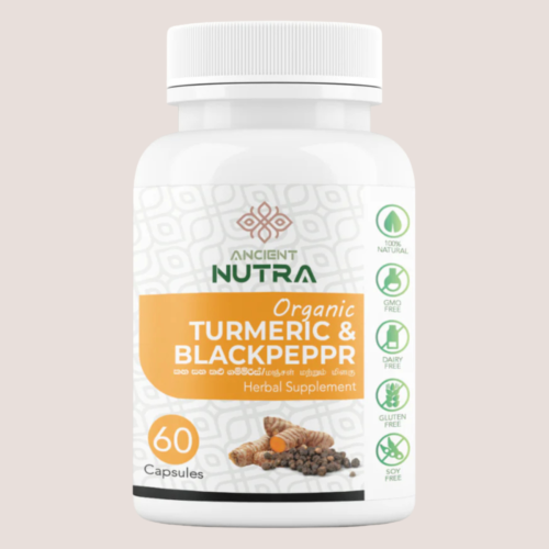 Turmeric & Black Pepper - 60 capsules, Black Pepper | Turmeric for Joint Health, Inflammation Support & Immunity | Plant-Based, Clean Label for Men, Women